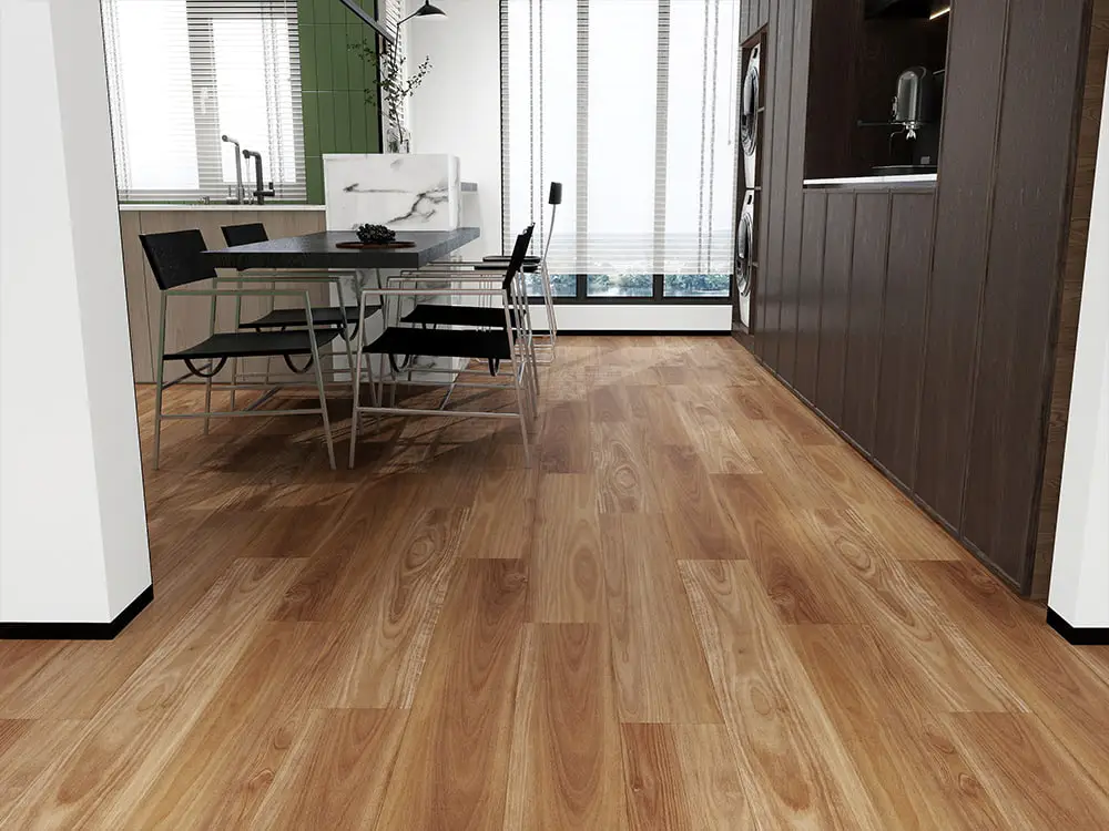 Bahan SPC Flooring is suitable for home flooring projects that require a coordinated look and practical everyday performance.